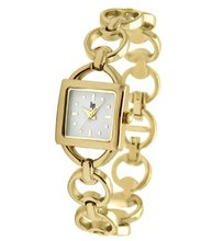 Lip Style Analogue Quartz 10838812 Golden Brass Bracelet White Dial