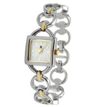 Lip Style Analogue Quartz 10838822 Two-Colour Brass Bracelet White Dial