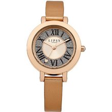 Lipsy LP114 Ladies Rose Gold Skinny Strap