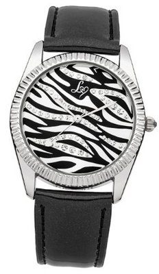 Lipsy LP154 Ladies Black and Silver