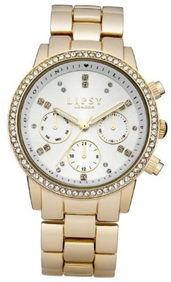 Lipsy LP168 Ladies White and Gold Bracelet