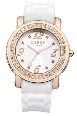 Lipsy LP184 Ladies White Silicone Strap