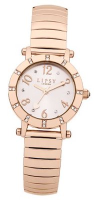 Lipsy LP197 Ladies Rose Gold Steel Bracelet