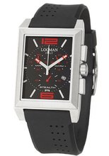 Locman Sport Stealth Rectangular Quartz 242BKRD1BK