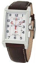 Stainless Steel Stealth R Quartz Chronograph White Dial Leather Strap