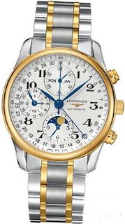 Longines Master Collection Chronograph White Dial Steel and 18kt Yellow Gold L26735787