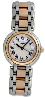 Longines PrimaLuna Two-Tone 18kt Rose Gold & Steel L8.110.5.78.6