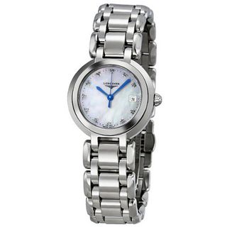 Longines PrimaLuna White Mother of Pearl Dial Stainless Steel Ladies L81104876