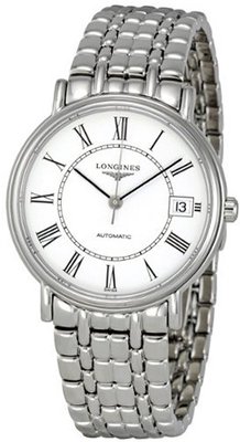 Longines White Dial Automatic Stainless Steel Bracelet L48214116