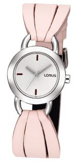 Lorus Ladies Fashion Pink Leather Band