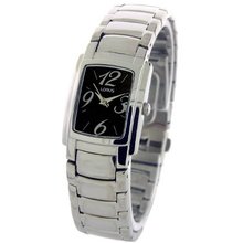 Lorus Ladies Link Bracelet Black Dial RH807BX-9