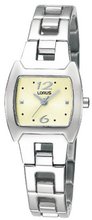 Lorus Ladies Link Bracelet Creme Dial