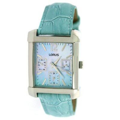 Lorus Silver Tone Ladies Aqua Dial RYR33AX9