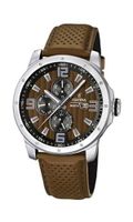 Festina Quartz with Brown Dial Analogue Display and Brown Leather Strap F16585/2