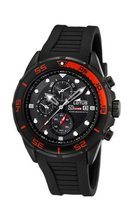 Lotus ALARM CHRONO L15678/6 Black Resin Analog Quartz with Black Dial
