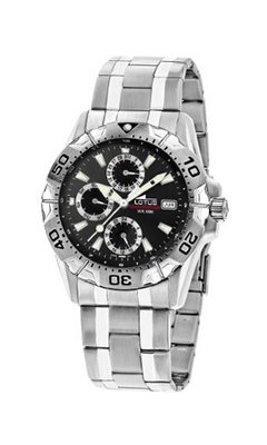 LOTUS by FESTINA Steel Band Black Dial