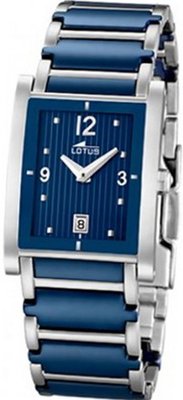 Lotus Ceramic L15585/2 Blue Stainless-Steel Quartz with Blue Dial