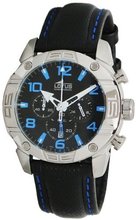 Lotus Chrono L15644/5 Black Leather Quartz with Black Dial