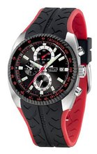 Lotus SPORT L15423/4 Black Polyurethane Analog Quartz with Black Dial