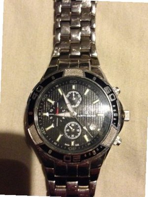 Louis Ardens Brisbane Chronograph Stainless Steel Black