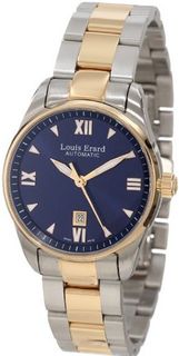 Louis Erard 20100AB25.BMA20 Heritage Automatic Blue Dial Steel and Rose Gold PVD