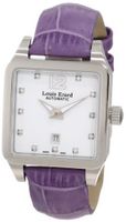 Louis Erard 20700AA11.BDC63 Emotion Square Automatic Purple Leather Diamond