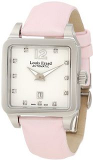Louis Erard 20700AA11.BDS60 "Emotion" Diamond-Accented Stainless Steel and Pink Satin Automatic