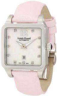 Louis Erard 20700AA14.BDS60 Emotion Square Automatic Mother of Pearl Diamond
