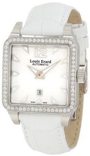 Louis Erard 20700SE01.BDC61 Emotion Square Automatic White Leather Diamond