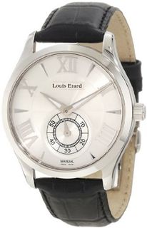 Louis Erard 47207AA21.BDCL21 1931 Silver Dial XL Brown Leather