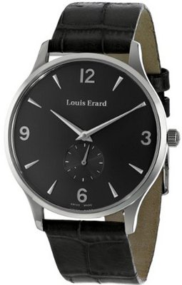 Louis Erard 47217AA03.BEP02 1931 Stainless Steel and Leather Mechanical Hand-Wind