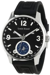 Louis Erard 48223AA02.BDE09 1931 Automatic Luminous Black Dial Rubber