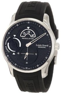 Louis Erard 54209AS12.BDE03 1931 Power Reserve Black Dial Leather