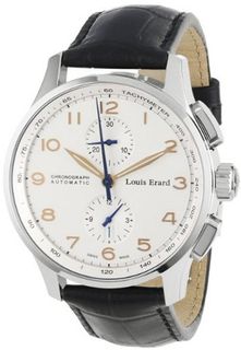 Louis Erard 73228AA01.BDC51 1931 Automatic Black Leather Chronograph