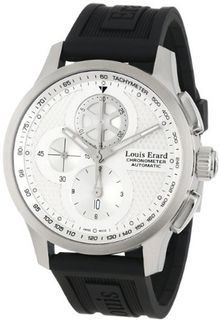 Louis Erard 79220AA21.BDE07 1931 Stainless Steel and Black Rubber Automatic