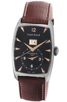 Louis Erard 82210AA02.BDCL50 1931 Automatic Dual Time Zone Brown Genuine Leather Big Date