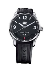 Louis Erard 82224AA02.BDE09 1931 Automatic Black Rubber Power Reserve Date
