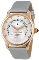 Louis Erard 92600OR11.BAS92 Emotion Automatic Rose Gold Silver Satin Date