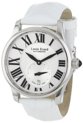 Louis Erard 92602AA01.BDC94 Emotion Automatic Sunray Dial White Leather
