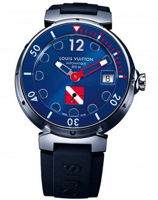 Louis Vuitton Tambour Tambour Diving II Auto Blue