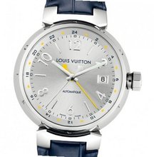 Louis Vuitton Tambour Tambour Silver Dust Automatik GMT