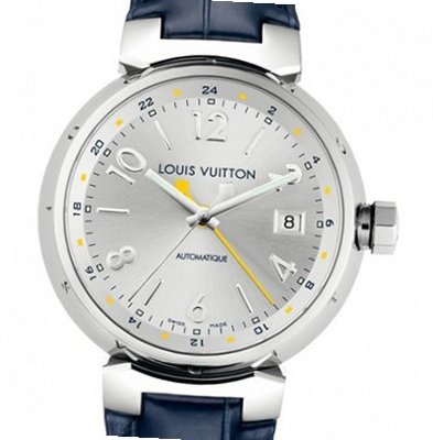 Louis Vuitton Tambour Tambour Silver Dust Automatik GMT
