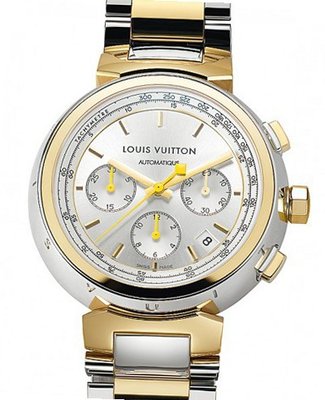 Louis Vuitton Tambour Tambour Stell & Gold