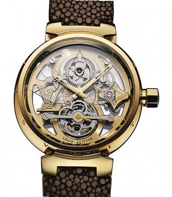 Louis Vuitton Tambour Tourbillon Tambour Monogram