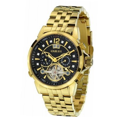 Louis XVI ATHOS l'or noir lor diamant saphir