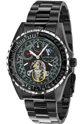 LOUIS XVI 'Montgolfier l'acier noir' Automatic