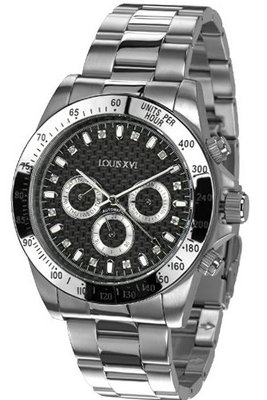 LOUIS XVI 'Revolution l'acier Argent Diamond' Automatic
