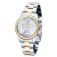 Ltd Ladies Quartz with Mother Of Pearl Dial Analogue Display and Silver Stainless Steel Plated Bracelet LTD 340501