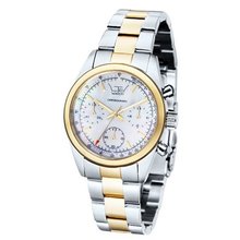 Ltd Ladies Quartz with Mother Of Pearl Dial Analogue Display and Silver Stainless Steel Plated Bracelet LTD 340501