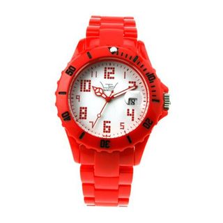 LTD - LTD 080106 - Limited Edition with Red Plastic Strap, Case and Bezel with White Dial